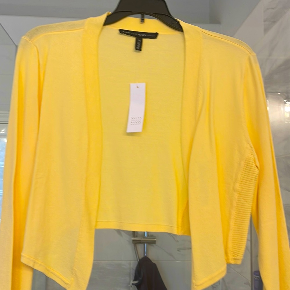 Canary shrug jacket